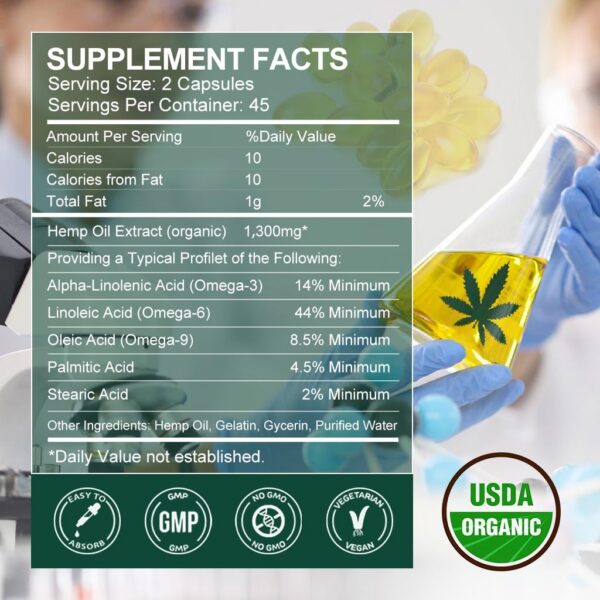 Cápsulas de aceite de cáñamo GOTAGO