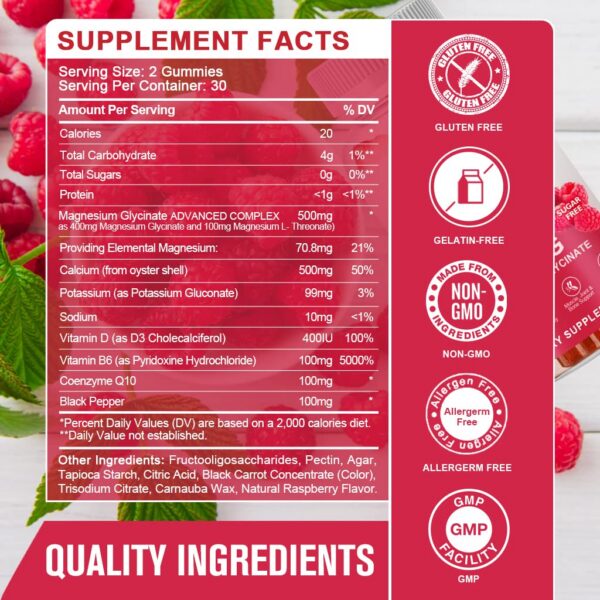 Etiqueta de producto con ingredientes clave