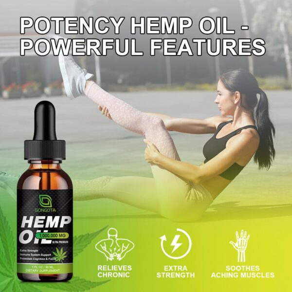 Caja y empaque del aceite de cáñamo