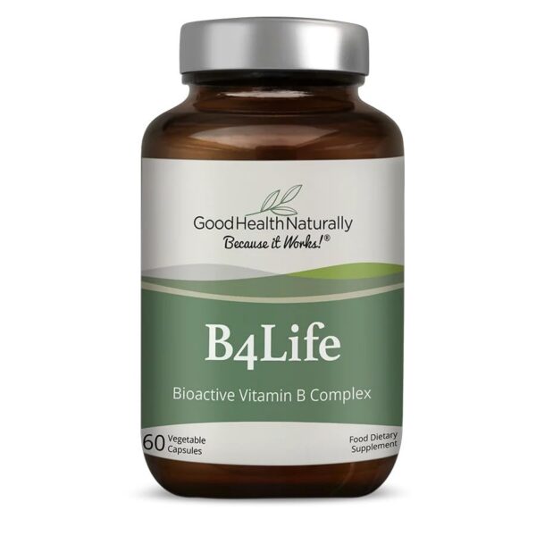 Frasco de B4Life BioActive Vitamin B Complex frente