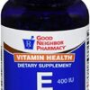 Good Neighbor Pharmacy vitamina E 400 UI 100 cápsulas blandas