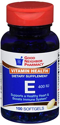 Good Neighbor Pharmacy vitamina E 400 UI 100 cápsulas blandas