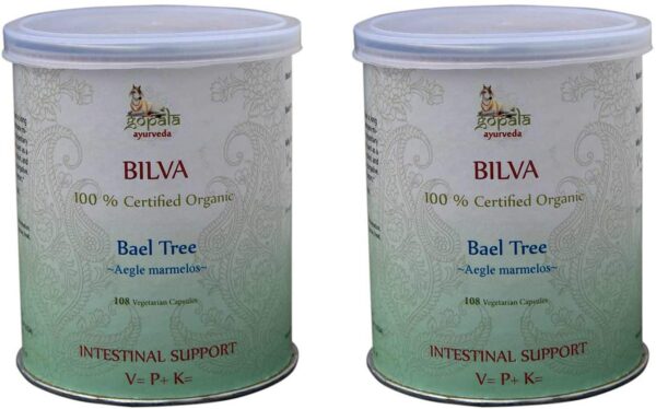 Version 1.0.0 GOPALA AYURVEDA cápsulas orgánicas Bael 108 vegetales