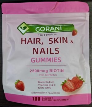 Gorani gomitas biotina para cabello y piel