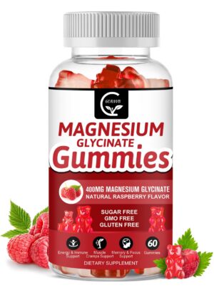 GORNVB gomitas glicinato magnesio frasco delantero