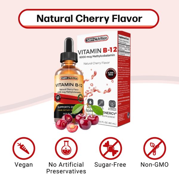 Version 1.0.0 gota sublingual vitamina B12 SBR Nutrition 60 dosis