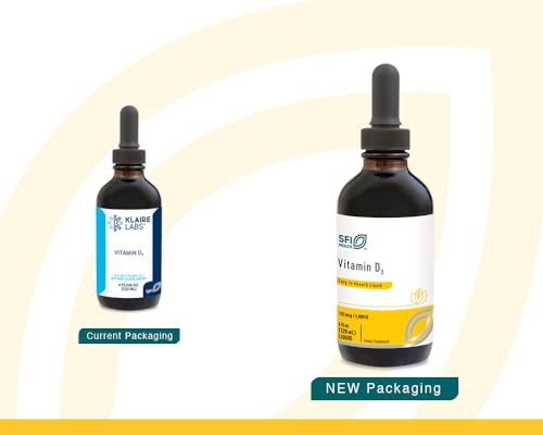 Gotero con vitamina d3 líquida klaire labs 5000 iu