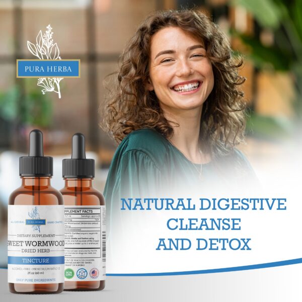 Gotas ajenjo dulce rápido absorción para detox y parásitos