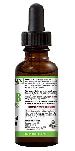 Gotas b complejo vitamina green organics 2 oz