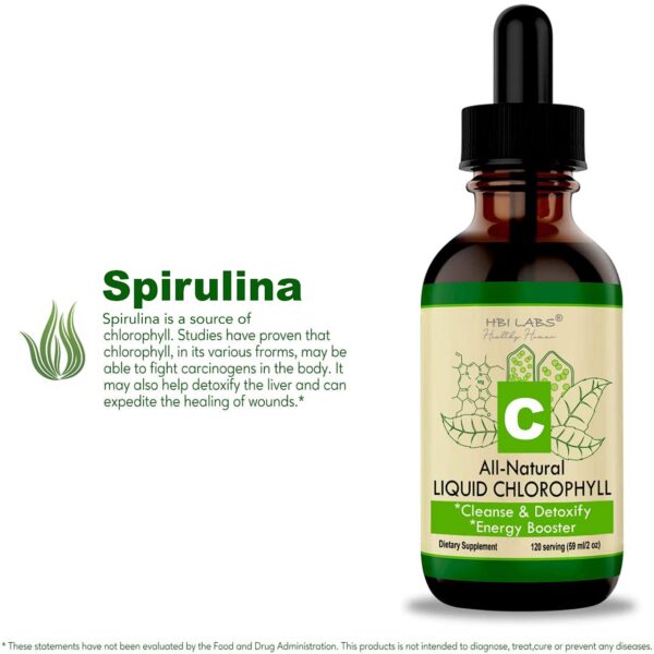 Gotas de clorofila HBI LABS para sistema inmune