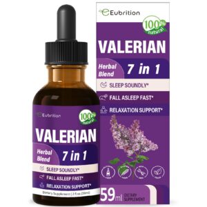 Gotas para dormir con valeriana y plantas naturales Eubrition