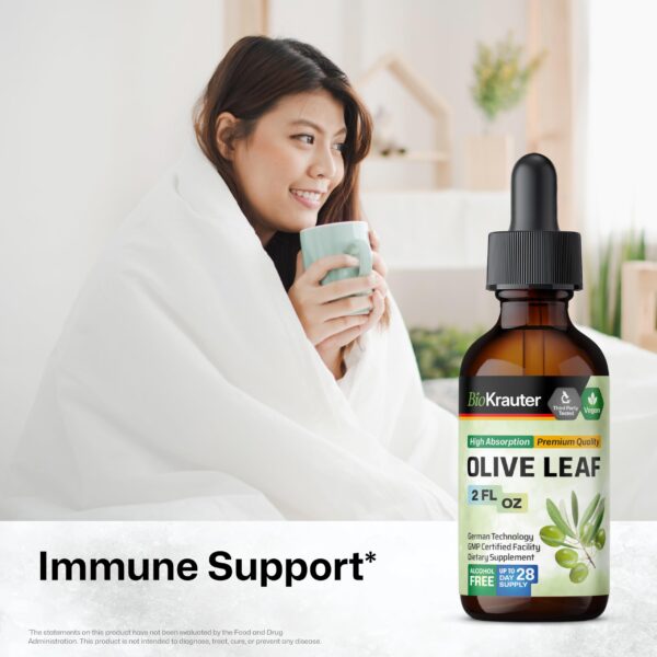 Gotas extracto hoja de olivo BIO KRAUTER para salud inmunológica