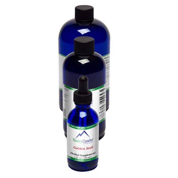 Gotas extracto líquido GoldenSeal sin alcohol 8 oz HoneyCombs