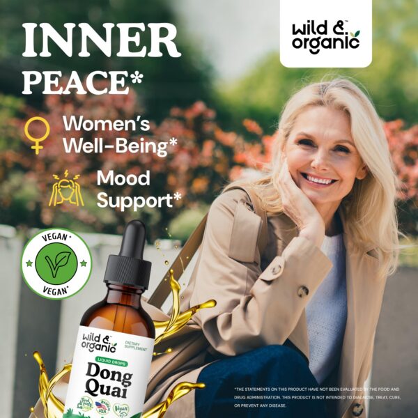 Gotas líquidas de extracto de raíz de Dong Quai para mujeres