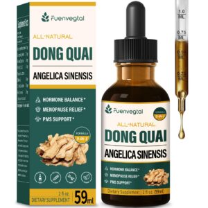 Version 1.0.0 Gotas Fuenvegtal Dong Quai para menopausia y PMS 2oz