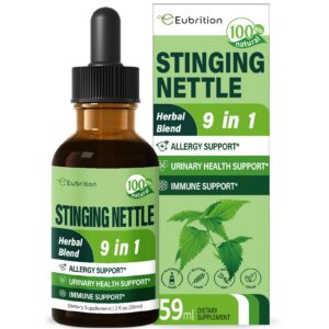 Gotas herbales Eubrition extracto ortiga quercetina cúrcuma 2oz