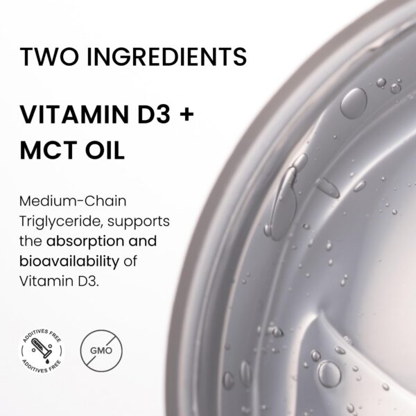 Version 1.0.0 Gotas líquidas alta absorción vitamina D3 en bote negro