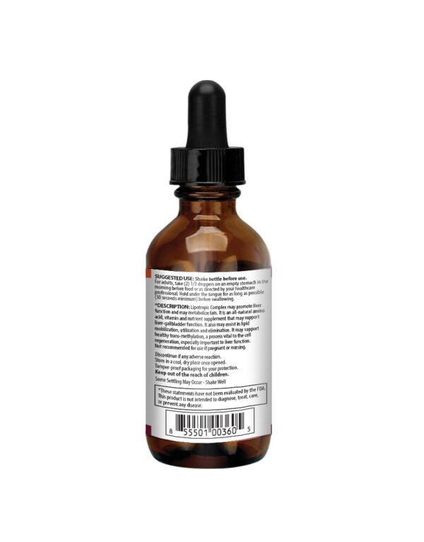 Gotas líquidas ANUMED complejo lipotrópico detox energía natural