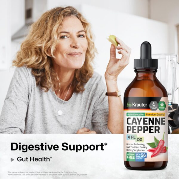 Tintura BIO KRAUTER pimienta cayena y diente de león