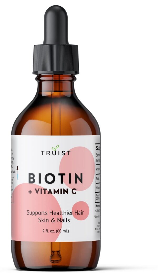 Version 1.0.0 Frasco de gotas líquidas de biotina para crecimiento de cabello