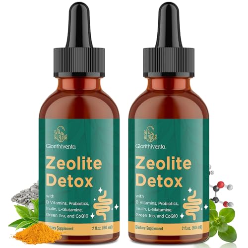 Botellas de gotas líquidas Glorithiventa zeolita detox para adultos