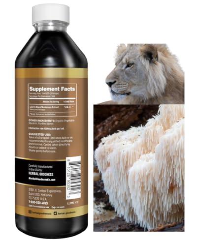 Version 1.0.0 Gotas líquidas de melena de león para salud cognitiva