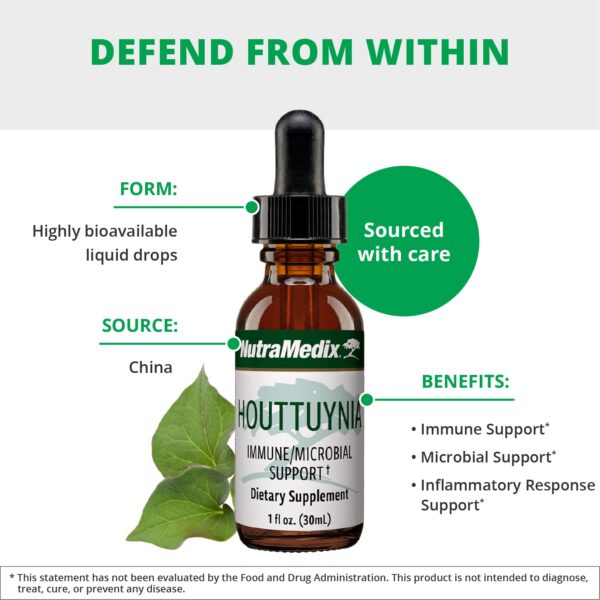 Gotas líquidas NutraMedix Houttuynia sistema inmune