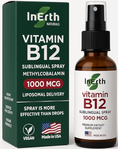 Gotas líquidas vitamina B12 metilcobalamina InErth