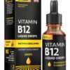 Gotas líquidas vitamina B12 vegana Salt Lake Supplements 2 oz