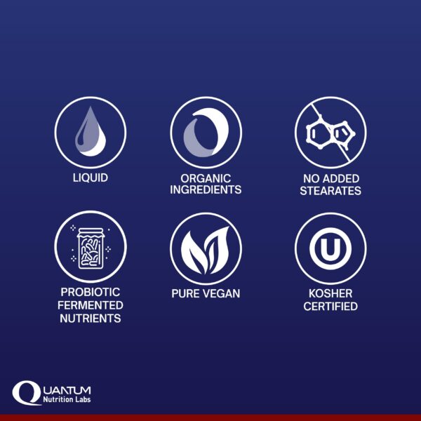 Gotas melatonina orgánica vegana Quantum Nutrition para adultos