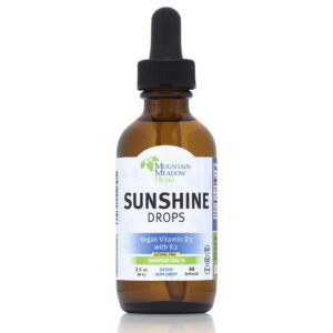 Gotas Mountain Meadow Herbs vitamina D3 vegana 2500 UI 60 ml