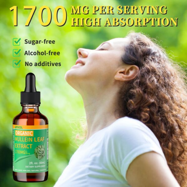 Gotas naturales de gordolobo para soporte respiratorio LETSCOL