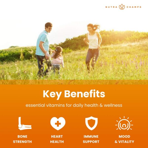 Gotas NutraChamps vitamina d3 k2 líquidas sin azúcar ni sabor