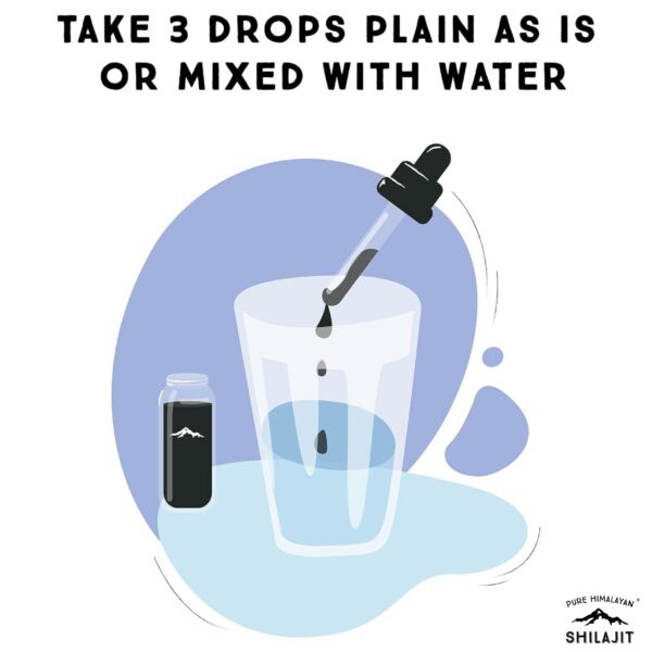 Gotas pure shilajit himalaya para salud y energía
