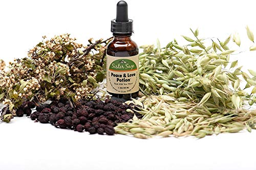 Version 1.0.0 Gotas rápida absorción Poción Paz y Amor espino blanco