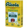 Gotas Ricola sin azúcar para alivio natural garganta