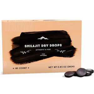 Gotas secas Pure Himalaya Shilajit para energía y metabolismo