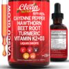 Gotas suplemento Clean Nutra con pimienta de cayena y cúrcuma