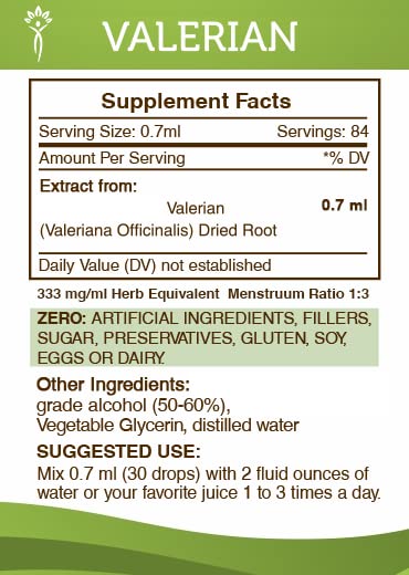 Version 1.0.0 Gotas tintura valeriana Secrets of the Tribe calidad superior