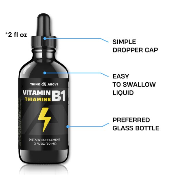 Gotas vitamina b1 líquidas Think Above para energía y piel