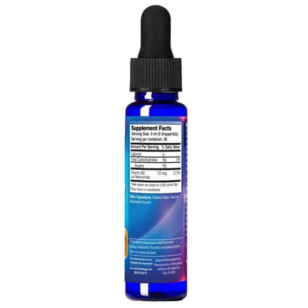 Version 1.0.0 Gotas de vitamina B3 para uso diario fácil y mejor absorción