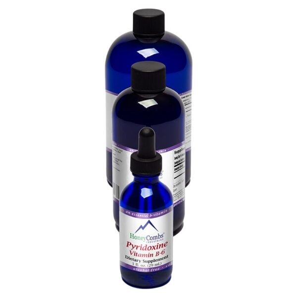 Version 1.0.0 Gotas vitamina B6 líquida botella 16 onzas HoneyCombs