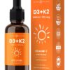 Gotas vitamina d3 k2 NutraChamps líquido 5000 ui para niños y adultos