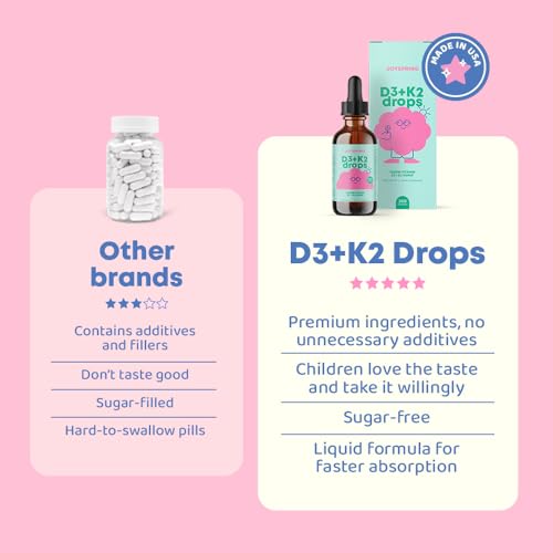 Gotas de vitamina D3 para niños JoySpring