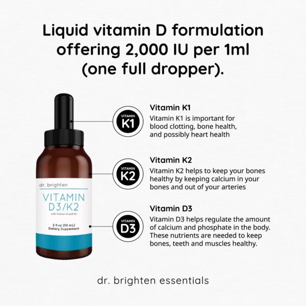 Version 1.0.0 Gotas vitamina Dr. Brighten D3 K2 detalle dosificador