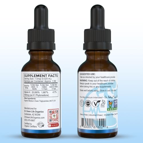 Gotas Vitamina K1 frasco con gotero