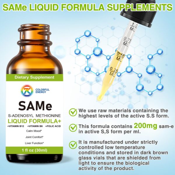 gotero suplemento liquido sam e 7c para facil dosificacion