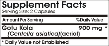 Version 1.0.0 Gotu Kola 900mg Naturetition cápsulas y envase