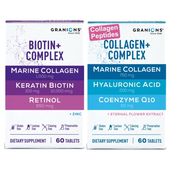 Granions kit cabello Biotina y Colágeno