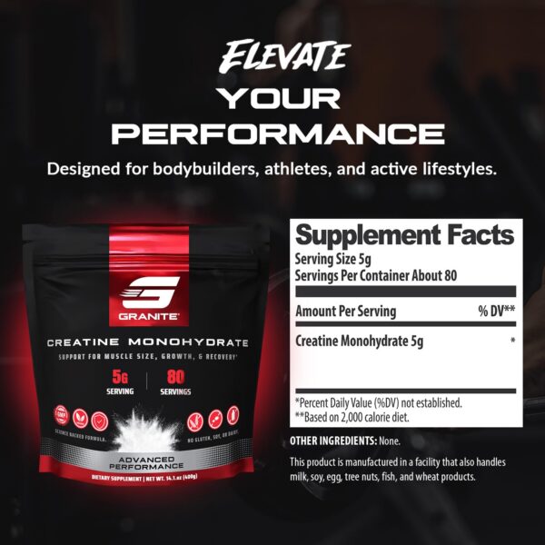 Cucharilla de medición para Granite Creatine Monohydrate